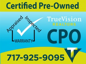 certified pre owned sign